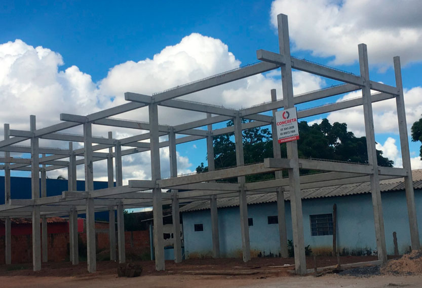 Obra comercial em Várzea Grande